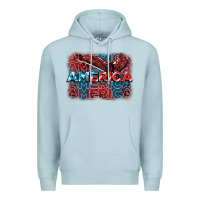 Blue Mist America america america america 4th of july Premium Hoodie - FaDigitalArtStudio