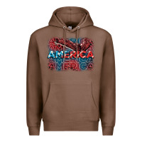 Chestnut America america america america 4th of july Premium Hoodie - FaDigitalArtStudio