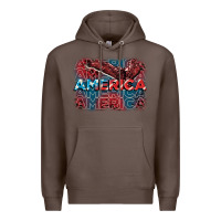 Coffee America america america america 4th of july Premium Hoodie - FaDigitalArtStudio