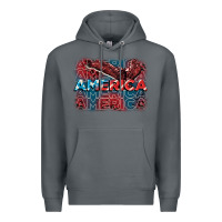 Rock America america america america 4th of july Premium Hoodie - FaDigitalArtStudio