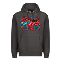 Smoke America america america america 4th of july Premium Hoodie - FaDigitalArtStudio