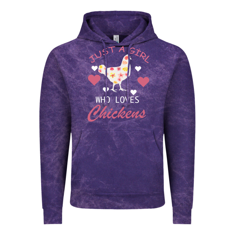 Just A Girl Who Love Chickens Vintage Hoodie by Bettercallsaul | Teevron