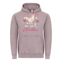 Vintage Zinc Just A Girl Who Love Chickens Vintage Hoodie - Bettercallsaul