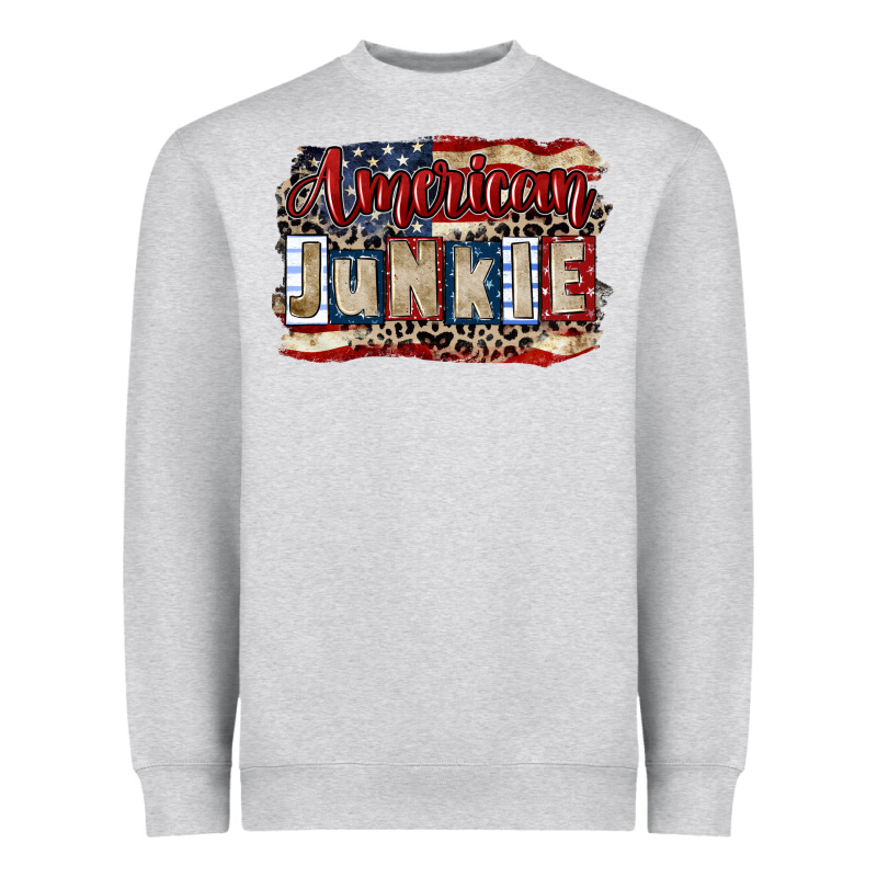 American Junkie 4th Of July Heavyweight Sweatshirt by CowGirlArtShop | Teevron