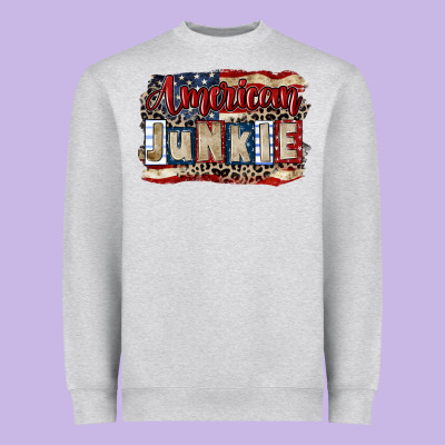 American Junkie 4th Of July Heavyweight Sweatshirt Designed By Cowgirlartshop