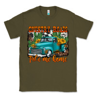 Army Green country roads take me home old western truck Classic Tee - Jasminsmagicworld