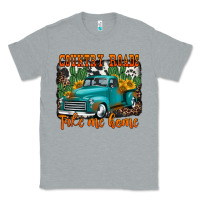 Heather Grey country roads take me home old western truck Classic Tee - Jasminsmagicworld