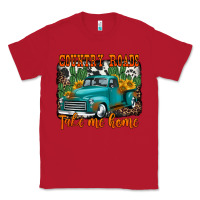 Red country roads take me home old western truck Classic Tee - Jasminsmagicworld
