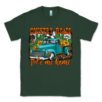 Sports Green country roads take me home old western truck Classic Tee - Jasminsmagicworld