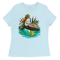 Fishing Pelican Camp Ladies Tee | Teevron