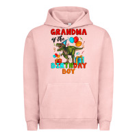 Pigment Salmon grandma of the birthday boy t rex Urban Hoodie - Artiststas