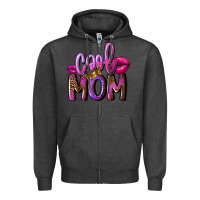 Charcoal Heather Cool mom Mother's Day Zipper Hoodie - FaDigitalArtStudio