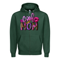 Sports Green Cool mom Mother's Day Zipper Hoodie - FaDigitalArtStudio