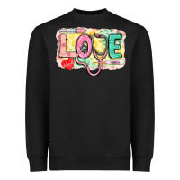 Black Love Nursing leopard Heavyweight Sweatshirt - CowGirlArtShop