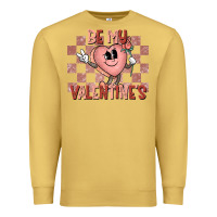Antique Gold Be My Valentines Premium Sweatshirt - CowhideDigitalArt