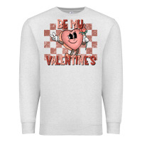 Oatmeal Heather Be My Valentines Premium Sweatshirt - CowhideDigitalArt