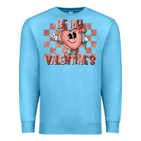 Ocean Blue Be My Valentines Premium Sweatshirt - CowhideDigitalArt