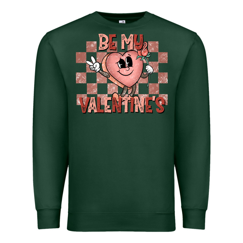 Be My Valentines Premium Sweatshirt by CowhideDigitalArt | Teevron