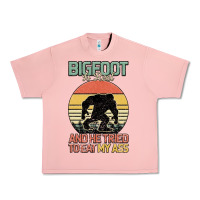 Salmon Bigfoot is real and he tried to eat my ass Urban Heavy Tee - Bettercallsaul