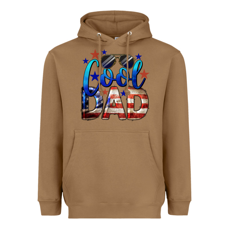Cool American Dad 4th Of July Heavyweight Hoodie by LillyAllenDesigns | Teevron