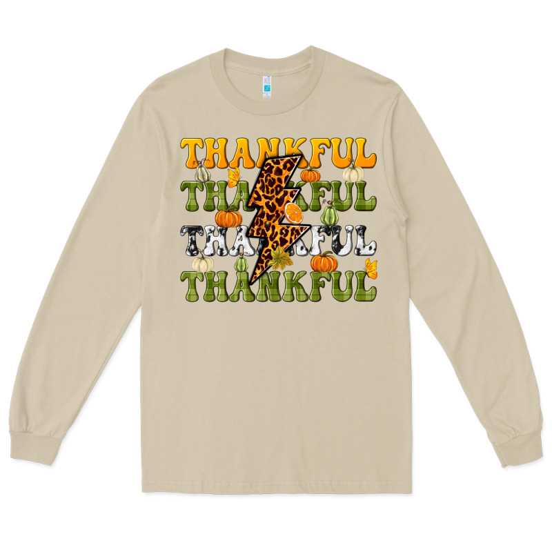 Thankful Thankful Thankful Long Sleeve Tee by NancyCooperArtShop | Teevron