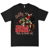 Black giddy up jingle horse pick up your feet Premium Tee - MaliasSmallBusiness