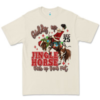 Giddy Up Jingle Horse Pick Up Your Feet Premium Tee | Teevron