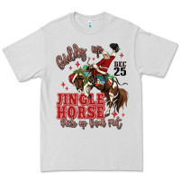 Dove Grey giddy up jingle horse pick up your feet Premium Tee - MaliasSmallBusiness