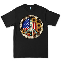 Black Peace sign Premium Tee - JahusDesignShop