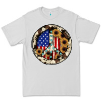 Dove Grey Peace sign Premium Tee - JahusDesignShop