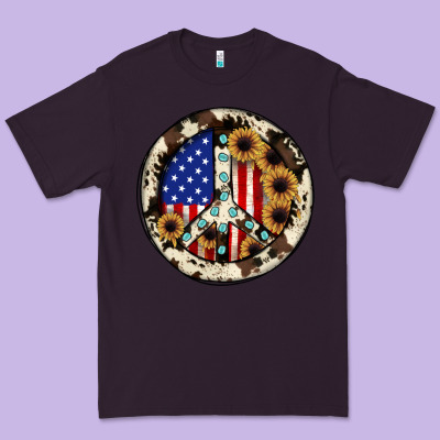Peace Sign Premium Tee Designed By Jahusdesignshop