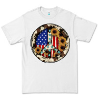 White Peace sign Premium Tee - JahusDesignShop