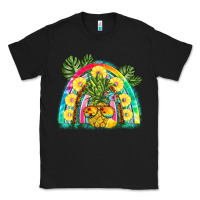 Black pineapple rainbow Classic Tee - BarkalooDesign
