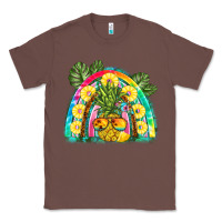 Chestnut pineapple rainbow Classic Tee - BarkalooDesign
