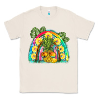 Natural pineapple rainbow Classic Tee - BarkalooDesign