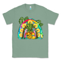 Sage pineapple rainbow Classic Tee - BarkalooDesign