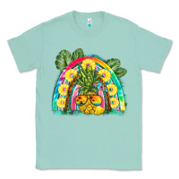 Seafoam pineapple rainbow Classic Tee - BarkalooDesign