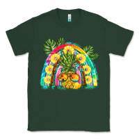 Sports Green pineapple rainbow Classic Tee - BarkalooDesign