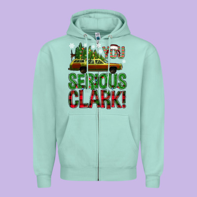 You Serious Clark With Vacation Car Bbs Zipper Hoodie Designed By Bundleandbundleshop