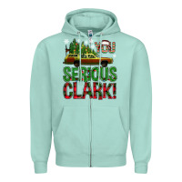 Seafoam you serious clark with vacation car bbs Zipper Hoodie - BundleAndBundleShop