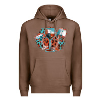 Chestnut American wines Premium Hoodie - FaDigitalArtStudio