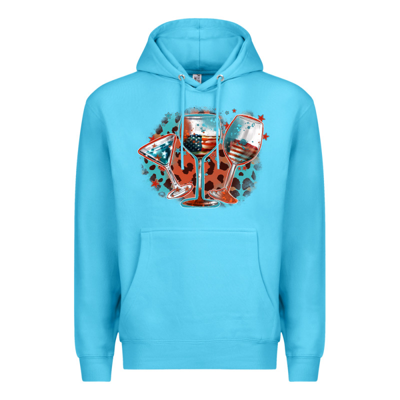 American Wines Premium Hoodie by FaDigitalArtStudio | Teevron