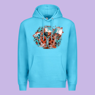 American Wines Premium Hoodie Designed By Fadigitalartstudio