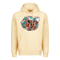 Pina Colada American wines Premium Hoodie - FaDigitalArtStudio