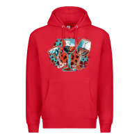Red American wines Premium Hoodie - FaDigitalArtStudio