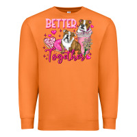 Carrot Be Mine Valentine Dog Premium Sweatshirt - CowhideDigitalArt