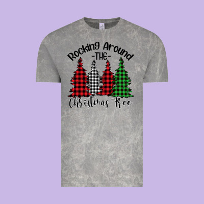 Rockin' Around The Christmas Tree Vintage Tee Designed By Bettercallsaul