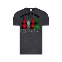 Vintage Black Rockin' Around The Christmas Tree Vintage Tee - Bettercallsaul