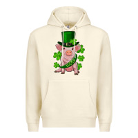 Sandshell st. patrick's day lucky baby pig Premium Hoodie - RanaPortraitStore