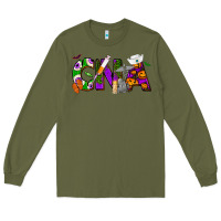 Army Green Halloween CNA Certified Nursing Assistant Long Sleeve Tee - NancyCooperArtShop